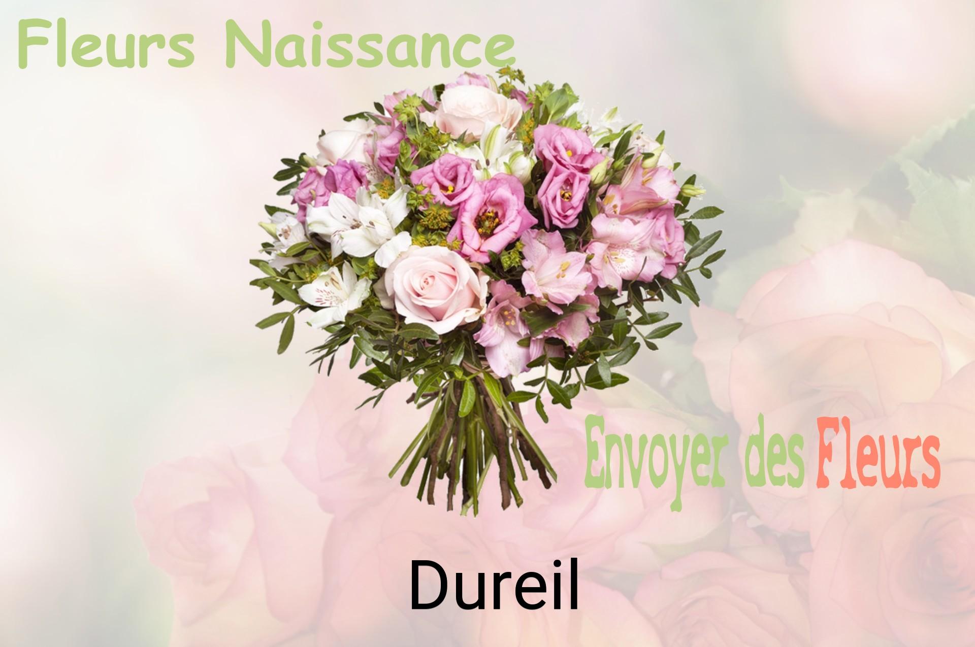 Bouquet de fleurs de naissance livré à Dureil